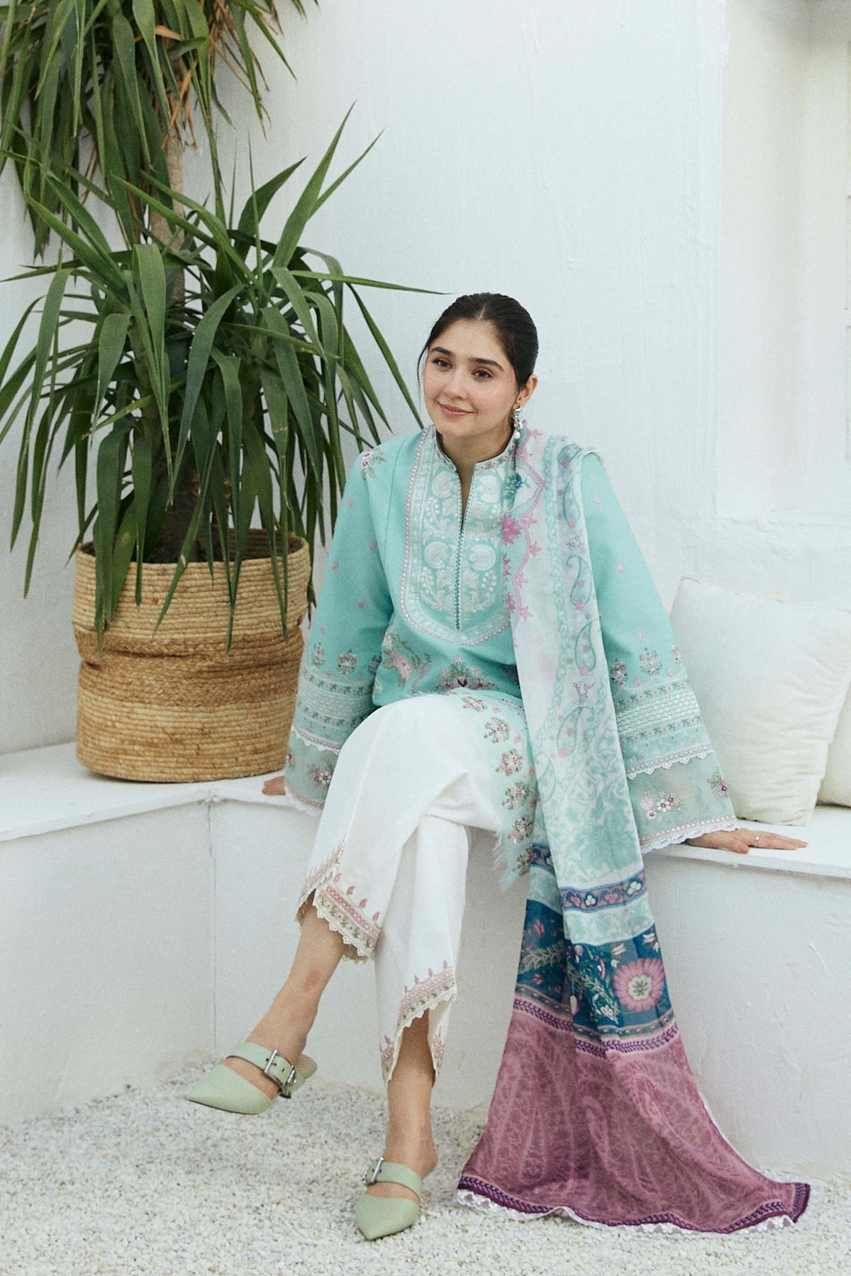 Zara Shahjahan | Coco Lawn Eid Edit 24 | SHAAM-D5 by Zara Shahjahan - Designer Dress - Type: Ladies Clothes - Available at Libayah - 100% Original
