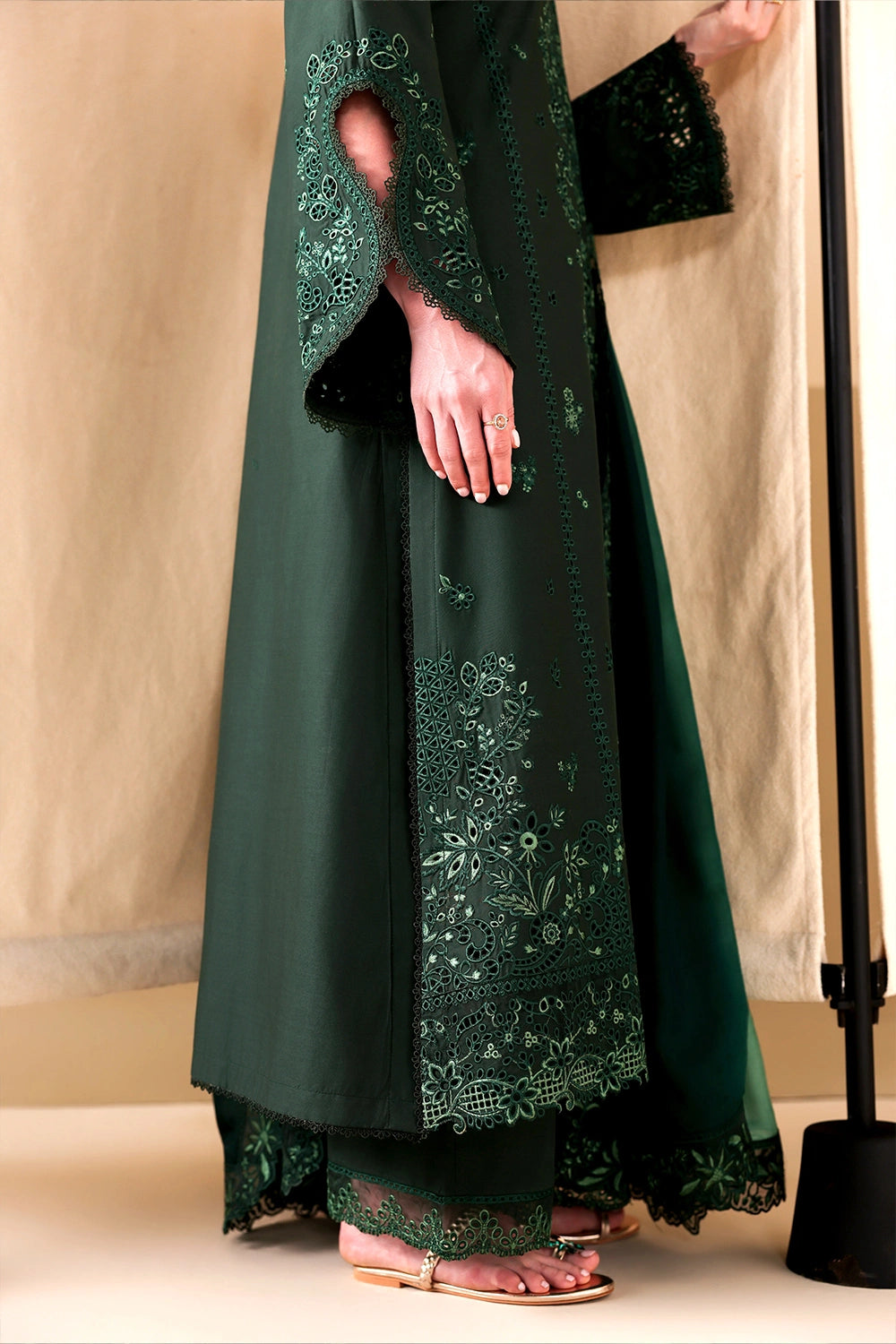 Azure | Luxury Lawn 26 | Shades Of Emerald by Azure - Designer Dress  - Type : Ladies Clothes - Available at Libayah - 100% Original 
