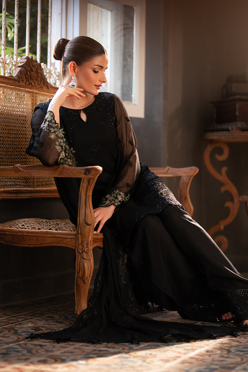 Azure | Ensembles | Shadowlit by Azure - Designer Dress  - Type : Ladies Clothes - Available at Libayah - 100% Original 