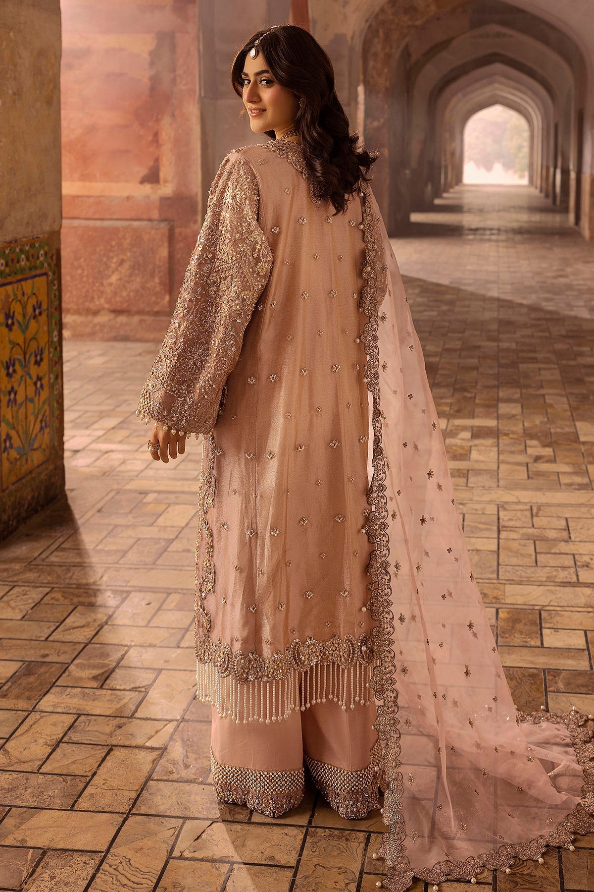 Motifz | Bridal Couture | 0012-MAYASA EMBROIDERED MESSORI STITCHED by Motifz - Designer Dress - Type: Ladies Clothes - Available at Libayah - 100% Original