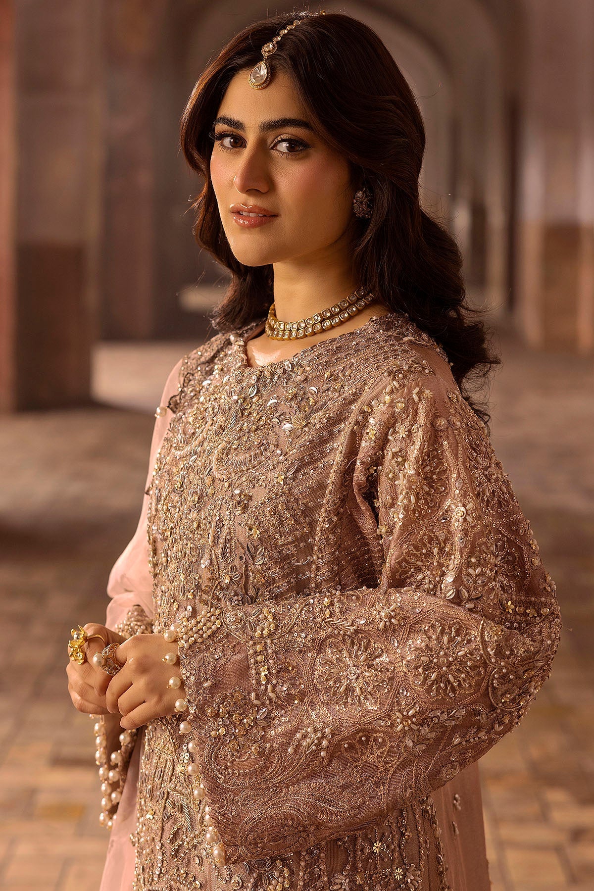 Motifz | Bridal Couture | 0012-MAYASA EMBROIDERED MESSORI STITCHED by Motifz - Designer Dress - Type: Ladies Clothes - Available at Libayah - 100% Original