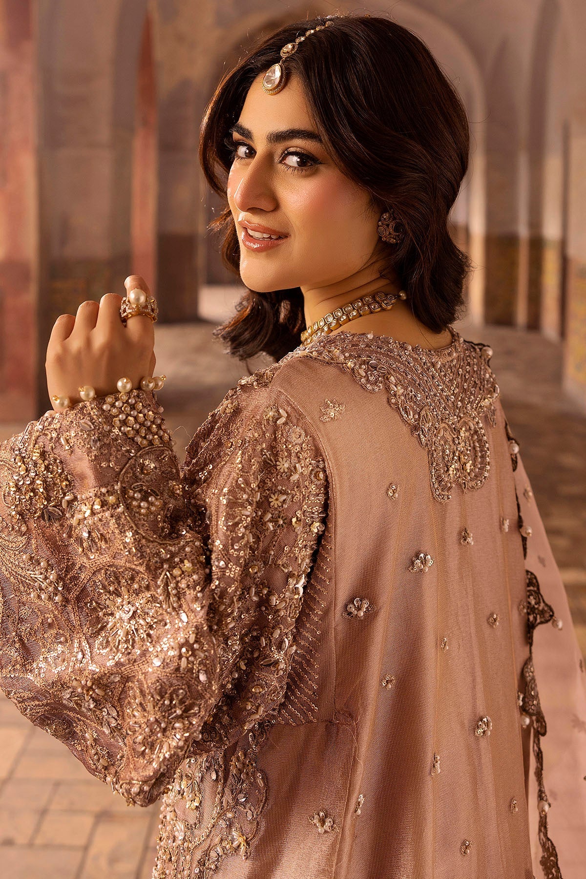 Motifz | Bridal Couture | 0012-MAYASA EMBROIDERED MESSORI STITCHED by Motifz - Designer Dress - Type: Ladies Clothes - Available at Libayah - 100% Original