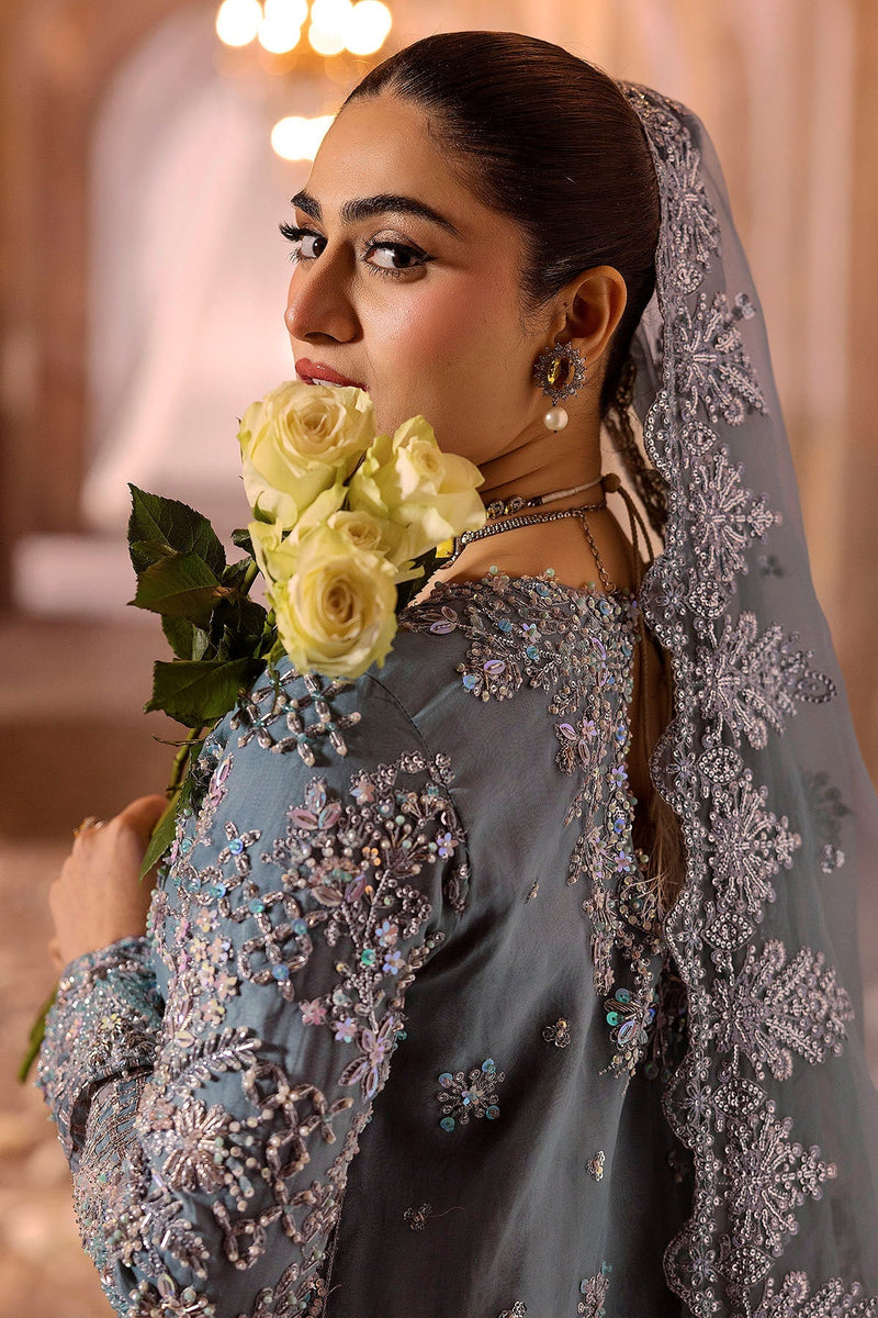 Motifz | Bridal Couture | 0014-FIROZEH EMBROIDERED ORGANZA STITCHED by Motifz - Designer Dress - Type: Ladies Clothes - Available at Libayah - 100% Original