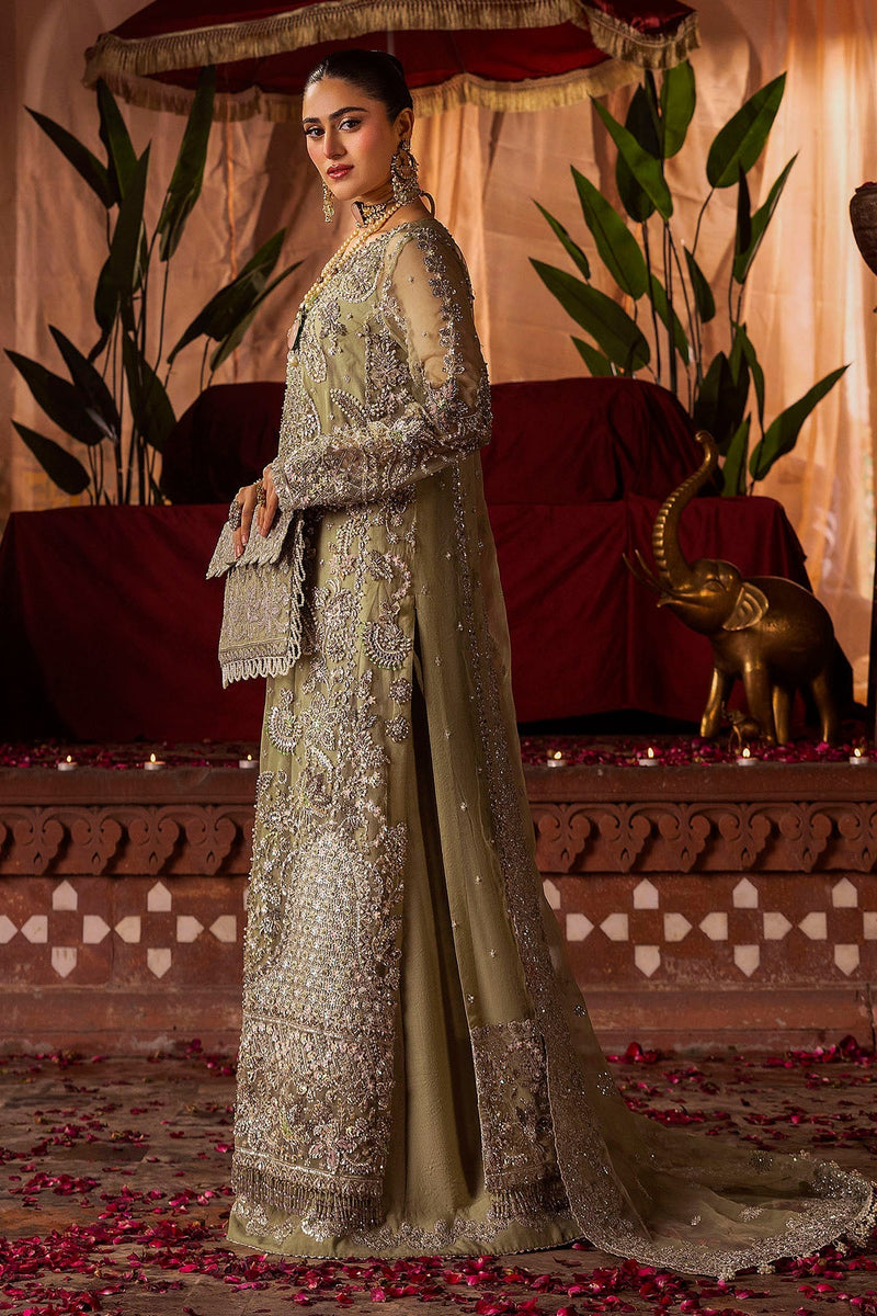 Motifz | Bridal Couture | 0016-MEERAZ EMBROIDERED ORGANZA STITCHED by Motifz - Designer Dress - Type: Ladies Clothes - Available at Libayah - 100% Original