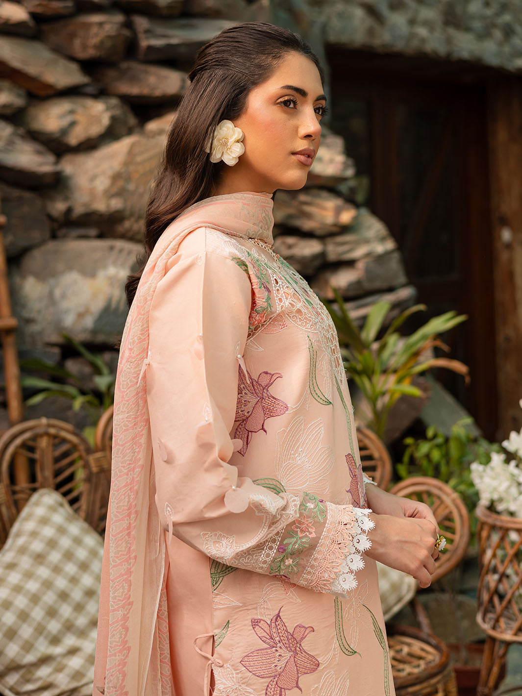 Parishay | Shangrila Luxury Lawn | SHR - 06 by Parishay - Designer Dress - Type: Ladies Clothes - Available at Libayah - 100% Original