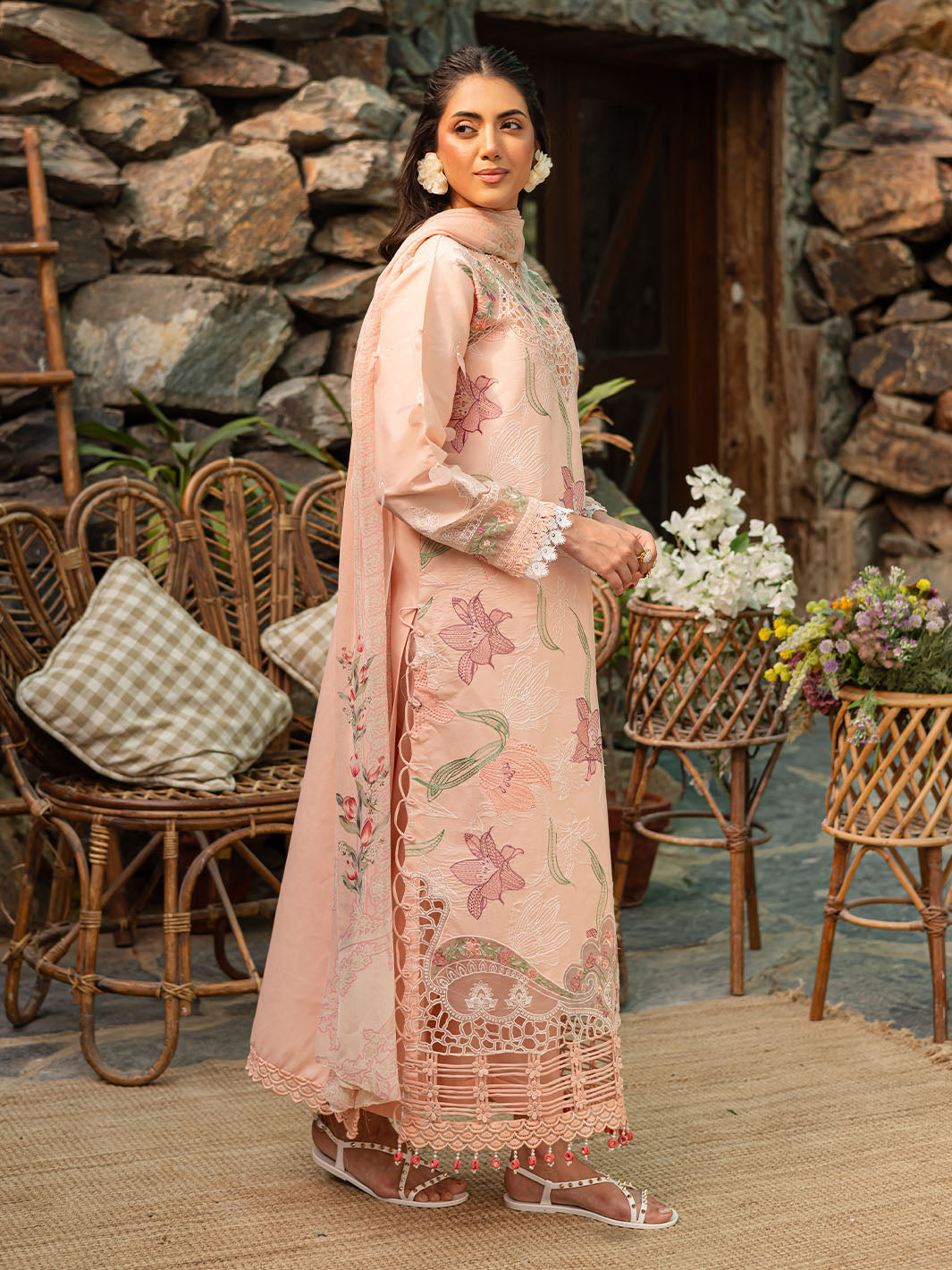 Parishay | Shangrila Luxury Lawn | SHR - 06 by Parishay - Designer Dress - Type: Ladies Clothes - Available at Libayah - 100% Original