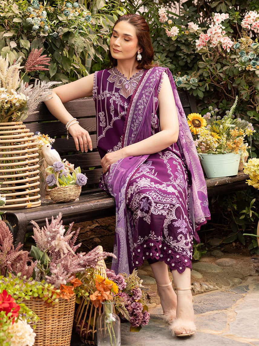 Parishay | Shangrila Luxury Lawn | SHR - 08 by Parishay - Designer Dress - Type: Ladies Clothes - Available at Libayah - 100% Original