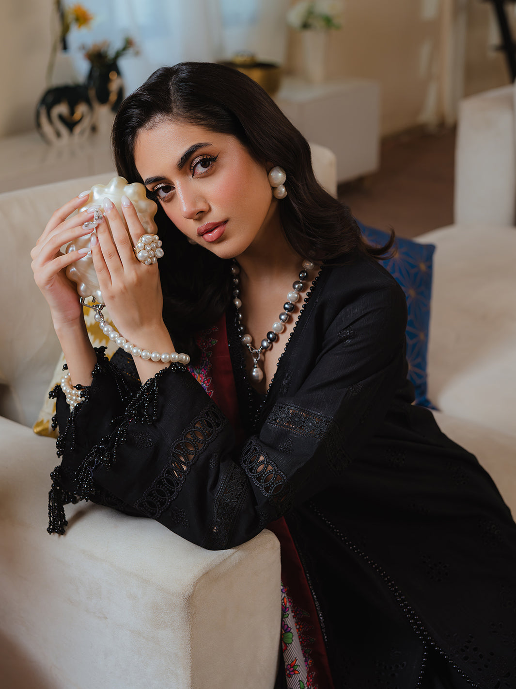 Mahnur | Stella Khaddar | SK-01A by Mahnur - Designer Dress - Type: Luxury - Available at Libayah - 100% Original