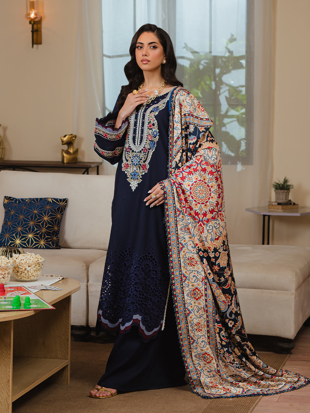 Mahnur | Stella Khaddar | SK-02B by Mahnur - Designer Dress - Type: Luxury - Available at Libayah - 100% Original