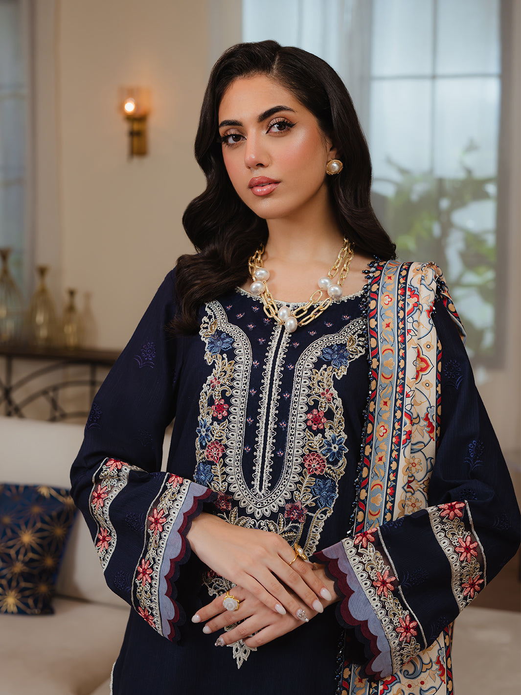 Mahnur | Stella Khaddar | SK-02B by Mahnur - Designer Dress - Type: Luxury - Available at Libayah - 100% Original