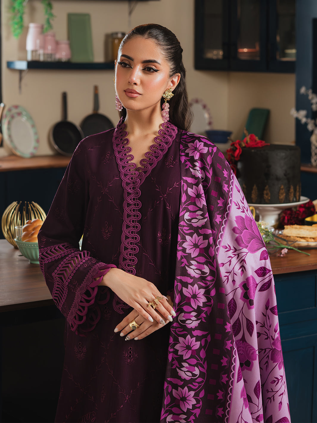 Mahnur | Stella Khaddar | SK-03B by Mahnur - Designer Dress - Type: Luxury - Available at Libayah - 100% Original
