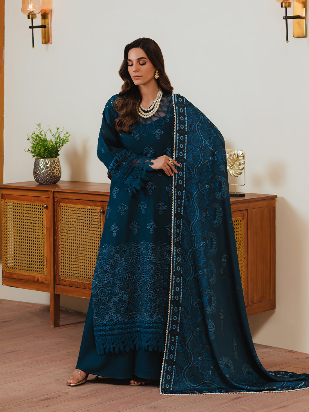 Mahnur | Stella Khaddar | SK-04A by Mahnur - Designer Dress - Type: Luxury - Available at Libayah - 100% Original
