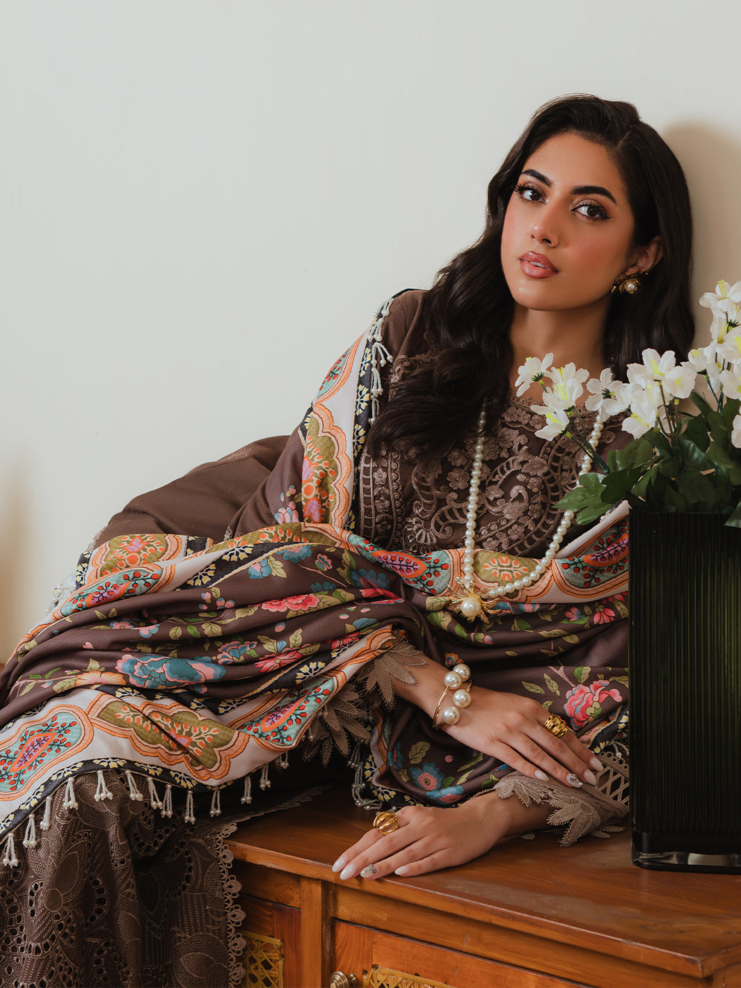 Mahnur | Stella Khaddar | SK-05A by Mahnur - Designer Dress - Type: Luxury - Available at Libayah - 100% Original