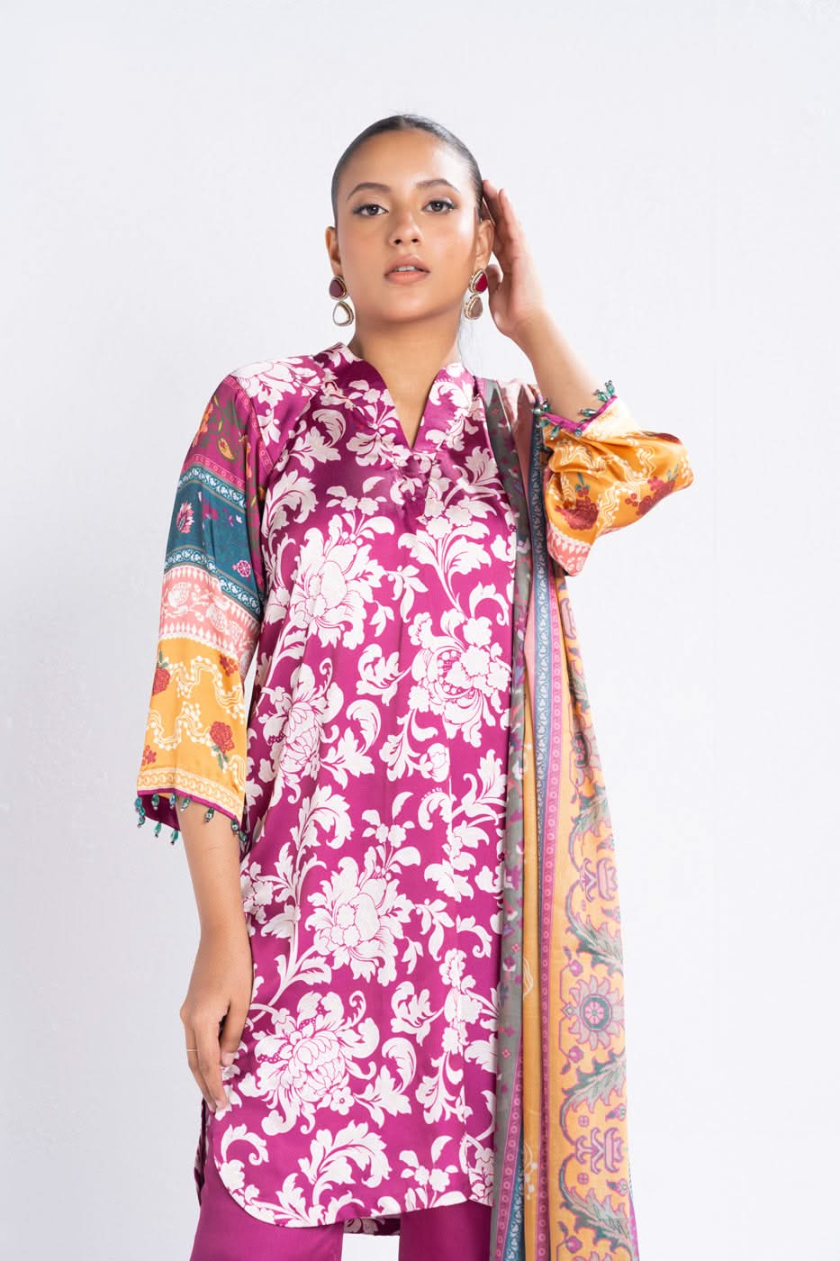 Al Karam | Winter 24 | SK-12-24 by Alkaram - Designer Dress - Type: Ladies Clothes - Available at Libayah - 100% Original