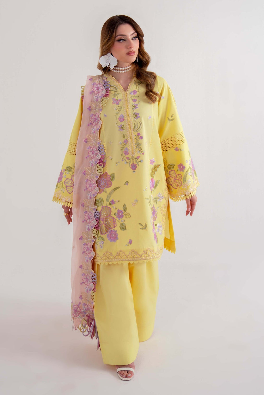 Sable Vogue | Luxury Lawn 25 | SL-01-25-V2 by Sable Vogue - Designer Dress - Type: Ladies Clothes - Available at Libayah - 100% Original