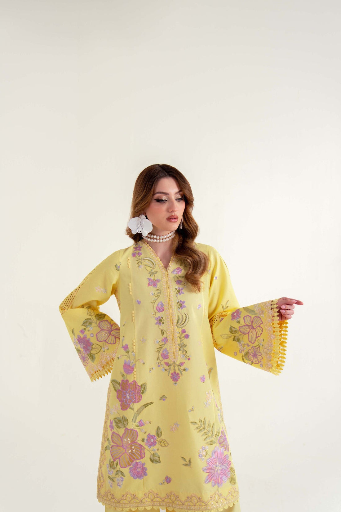 Sable Vogue | Luxury Lawn 25 | SL-01-25-V2 by Sable Vogue - Designer Dress - Type: Ladies Clothes - Available at Libayah - 100% Original
