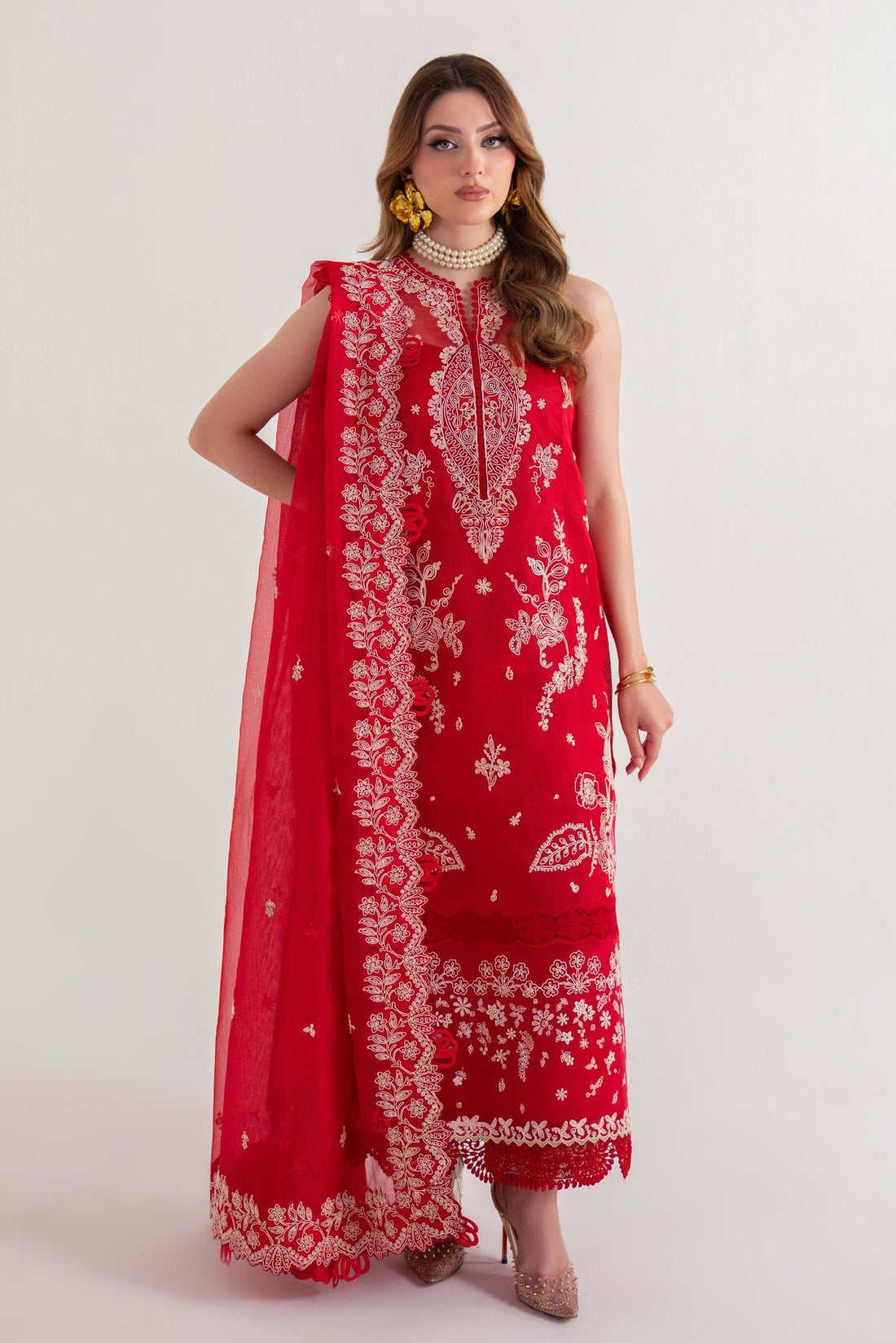 Sable Vogue | Luxury Lawn 25 | SL-02-25-V2 by Sable Vogue - Designer Dress - Type: Ladies Clothes - Available at Libayah - 100% Original