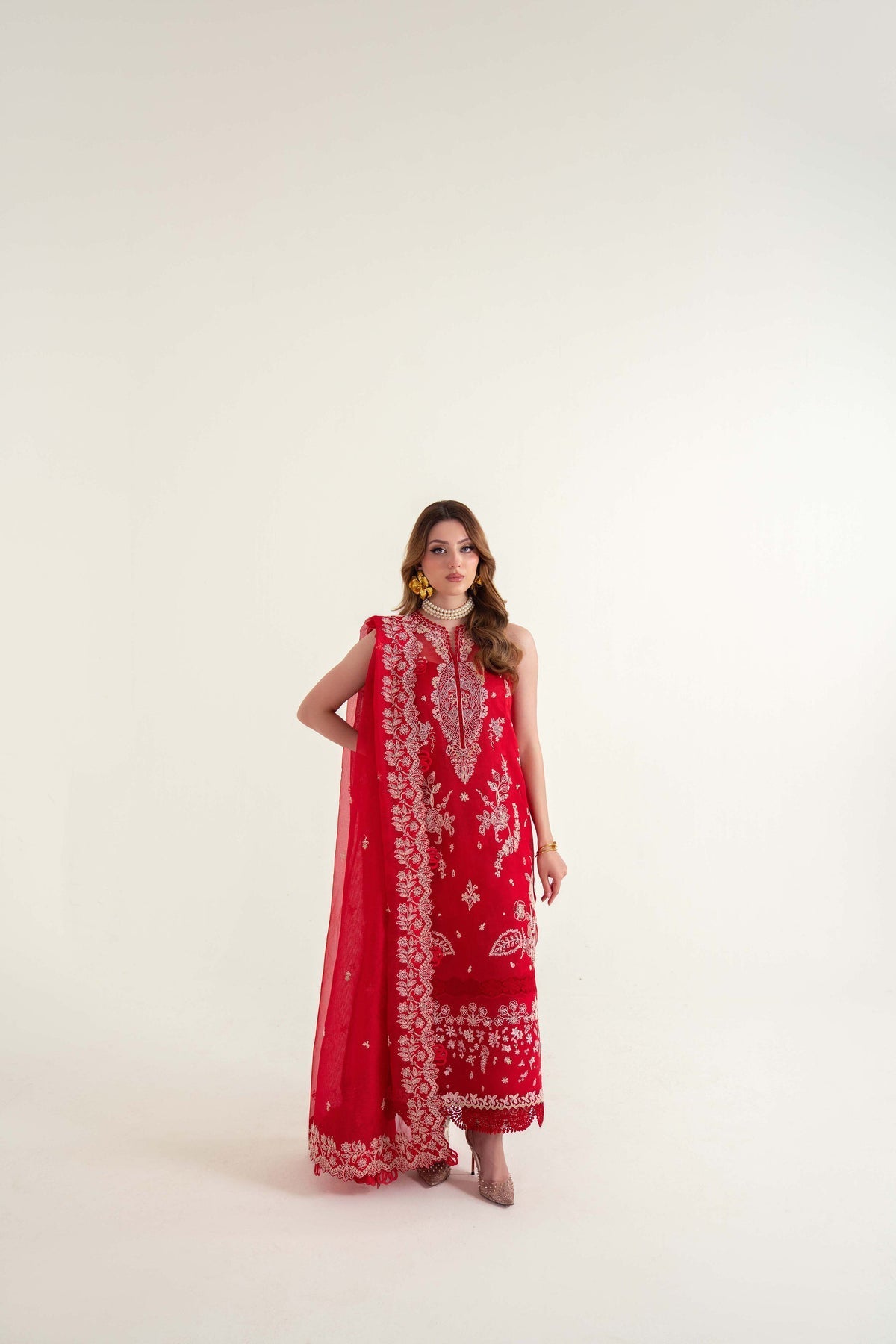 Sable Vogue | Luxury Lawn 25 | SL-02-25-V2 by Sable Vogue - Designer Dress - Type: Ladies Clothes - Available at Libayah - 100% Original