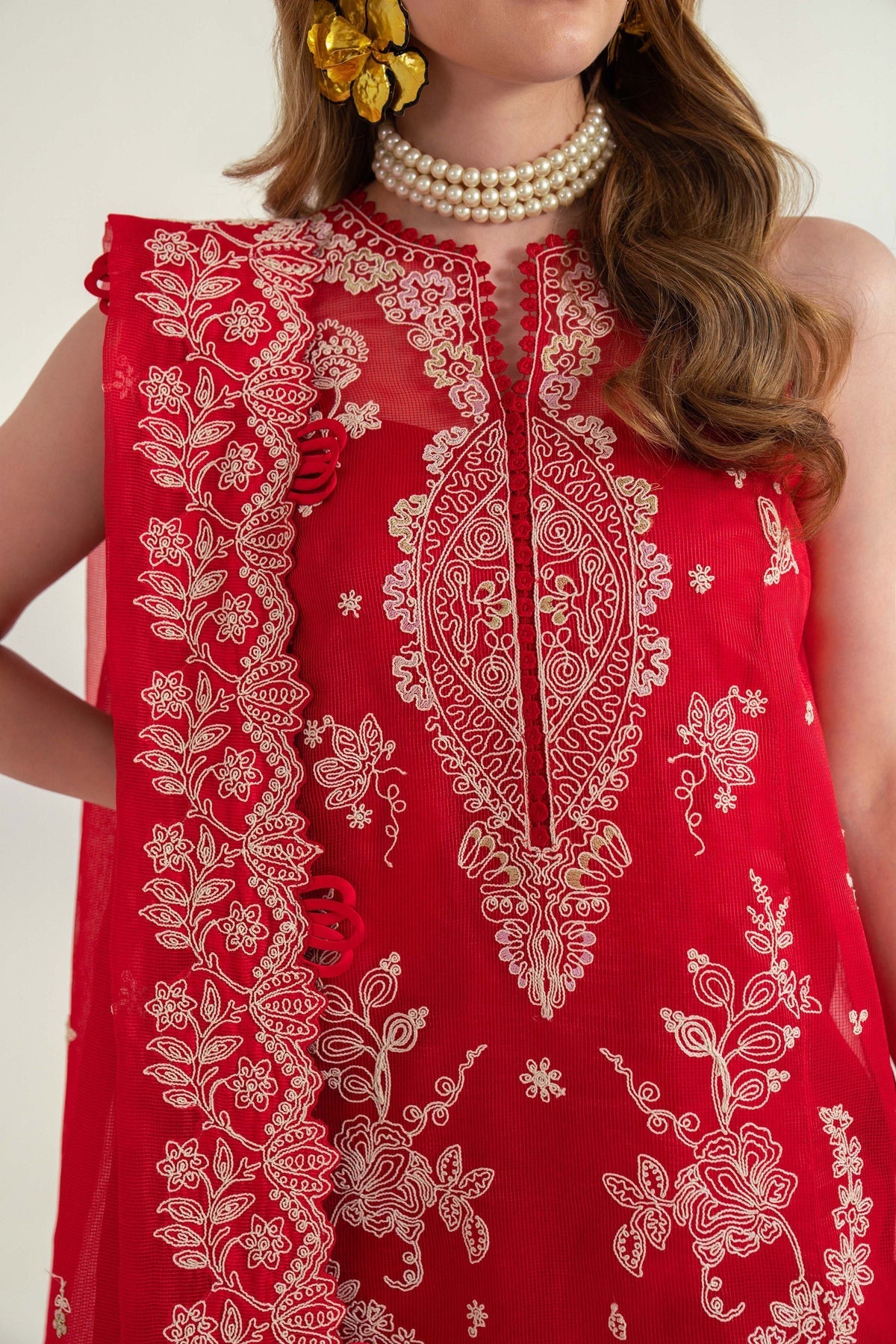 Sable Vogue | Luxury Lawn 25 | SL-02-25-V2 by Sable Vogue - Designer Dress - Type: Ladies Clothes - Available at Libayah - 100% Original