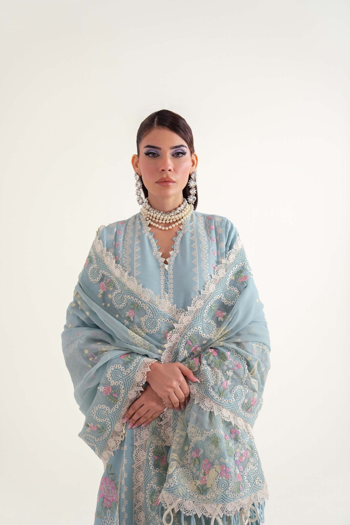 Sable Vogue | Luxury Lawn 25 | SL-06-25-V2 by Sable Vogue - Designer Dress - Type: Ladies Clothes - Available at Libayah - 100% Original
