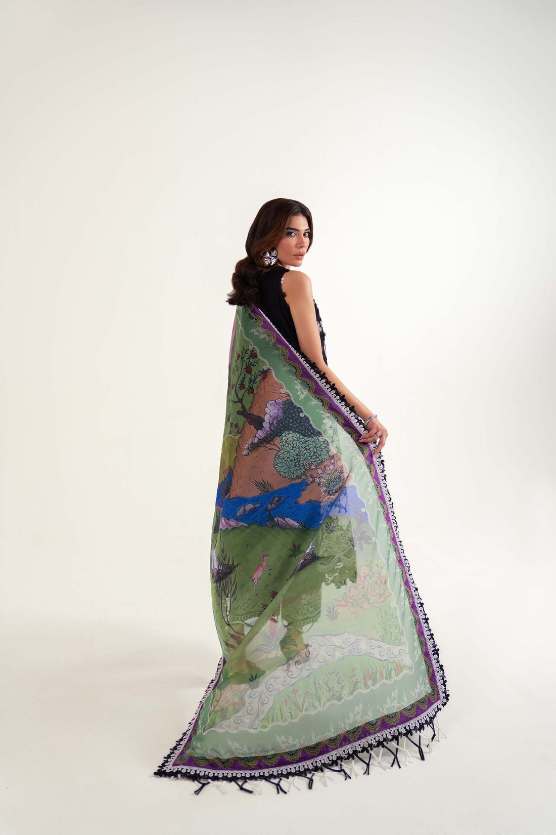 Sable Vogue | Luxury Lawn 25 | SL-10-25-V2 by Sable Vogue - Designer Dress - Type: Ladies Clothes - Available at Libayah - 100% Original