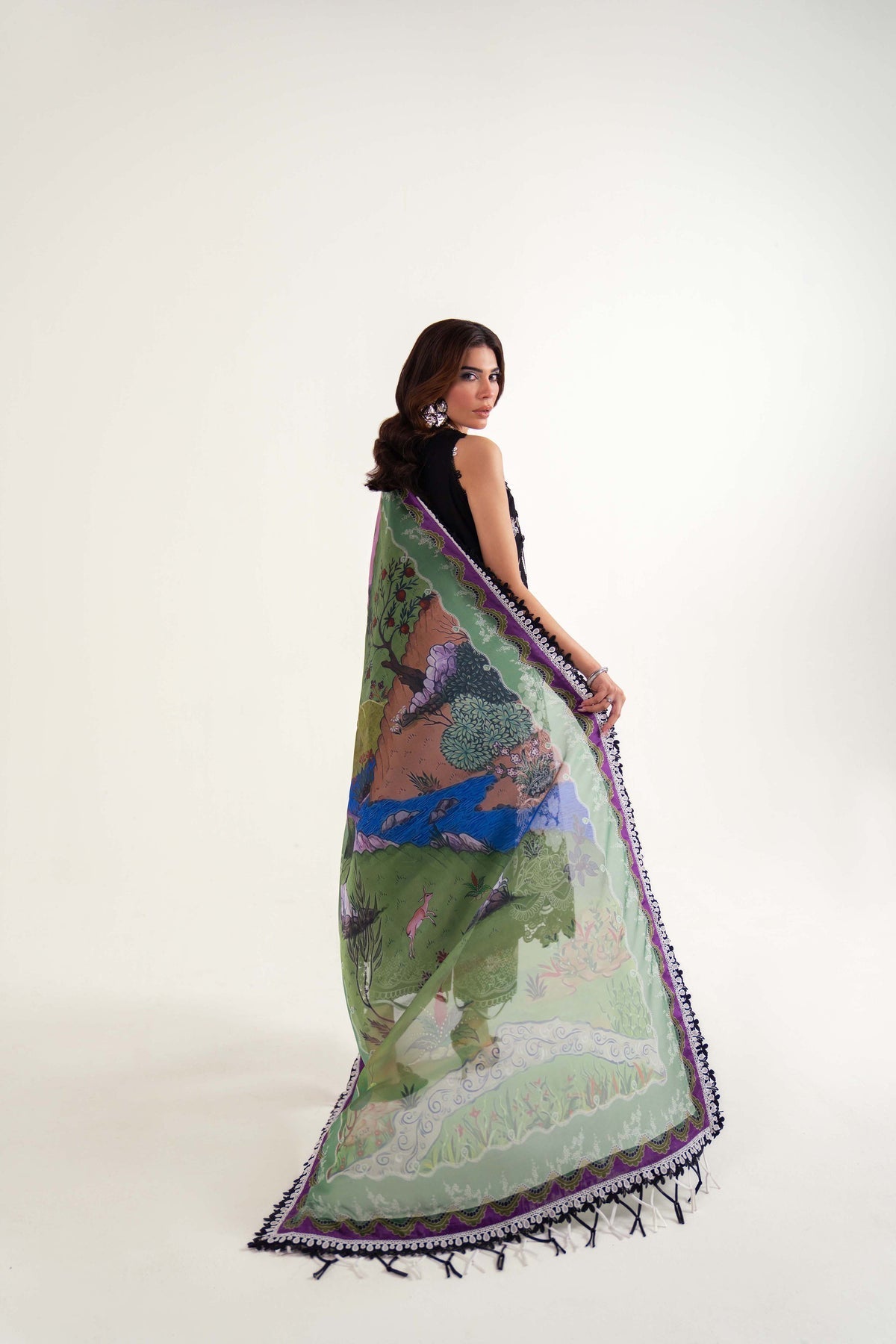 Sable Vogue | Luxury Lawn 25 | SL-10-25-V2 by Sable Vogue - Designer Dress - Type: Ladies Clothes - Available at Libayah - 100% Original