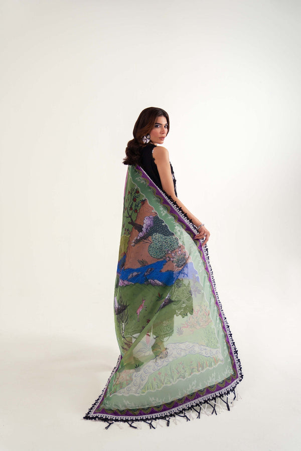 Sable Vogue | Luxury Lawn 25 | SL-10-25-V2 by Sable Vogue - Designer Dress - Type: Ladies Clothes - Available at Libayah - 100% Original