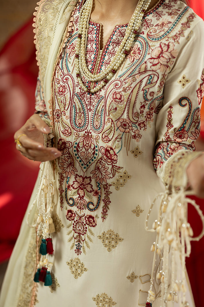 Imrozia Premium | Maya Luxury Lawn 26 | SL-150 Areeba by Imrozia Premium - Designer Dress  - Type : Ladies Clothes - Available at Libayah - 100% Original 