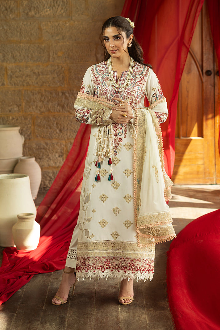 Imrozia Premium | Maya Luxury Lawn 26 | SL-150 Areeba by Imrozia Premium - Designer Dress  - Type : Ladies Clothes - Available at Libayah - 100% Original 