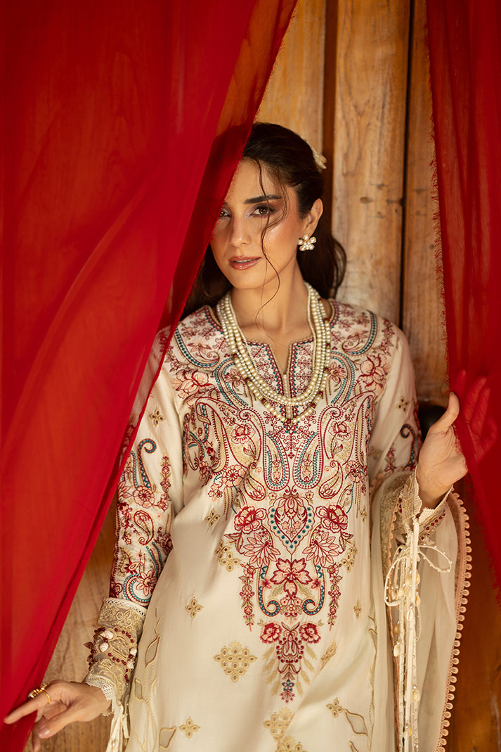 Imrozia Premium | Maya Luxury Lawn 26 | SL-150 Areeba by Imrozia Premium - Designer Dress  - Type : Ladies Clothes - Available at Libayah - 100% Original 