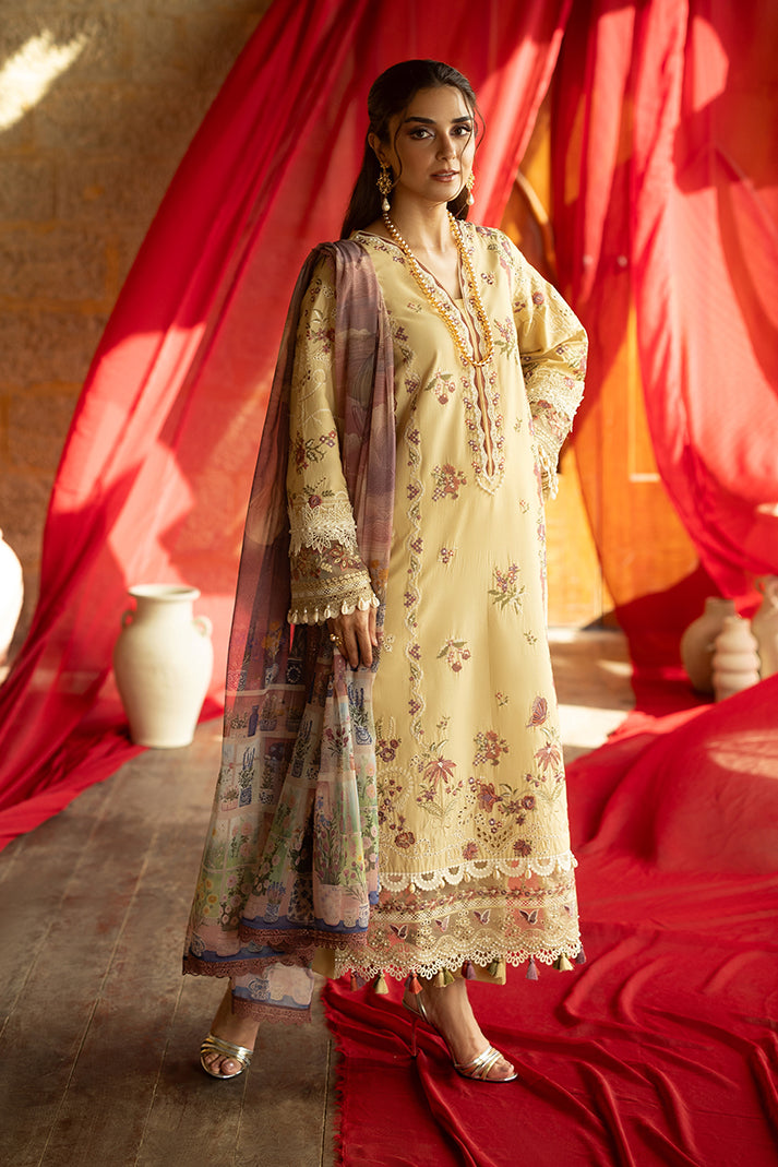Imrozia Premium | Maya Luxury Lawn 26 | SL-151 Nael by Imrozia Premium - Designer Dress  - Type : Ladies Clothes - Available at Libayah - 100% Original 