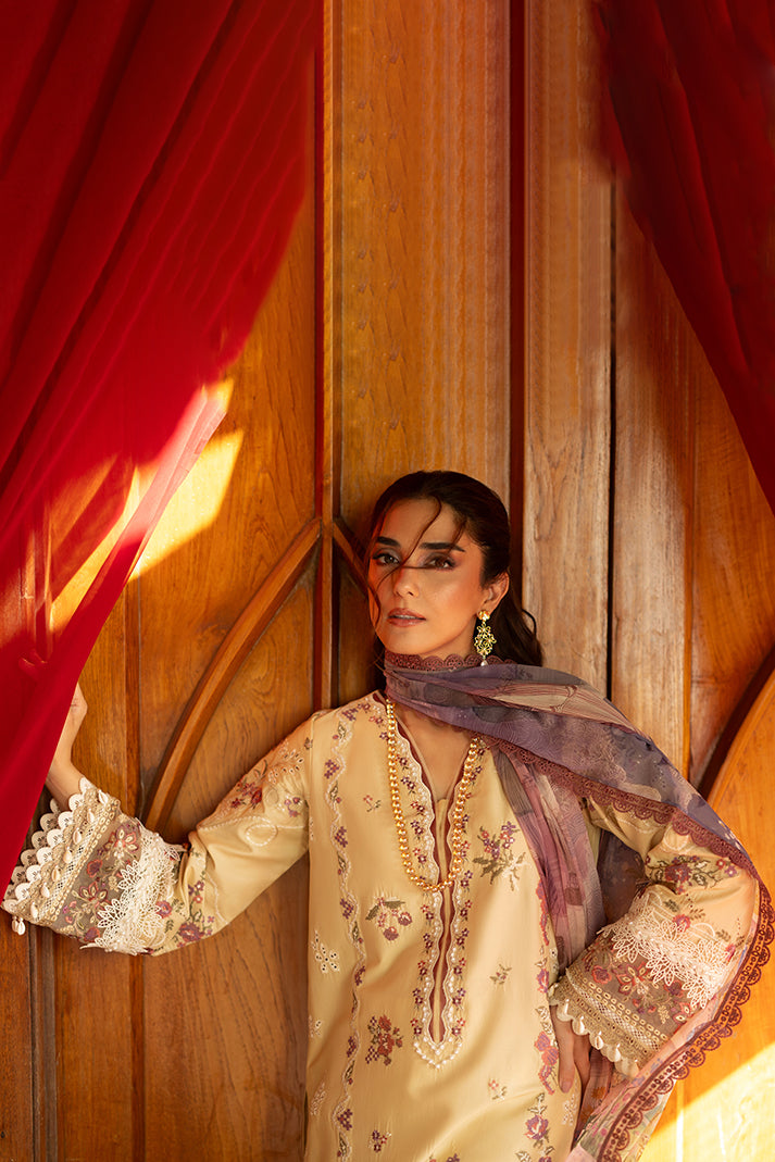 Imrozia Premium | Maya Luxury Lawn 26 | SL-151 Nael by Imrozia Premium - Designer Dress  - Type : Ladies Clothes - Available at Libayah - 100% Original 