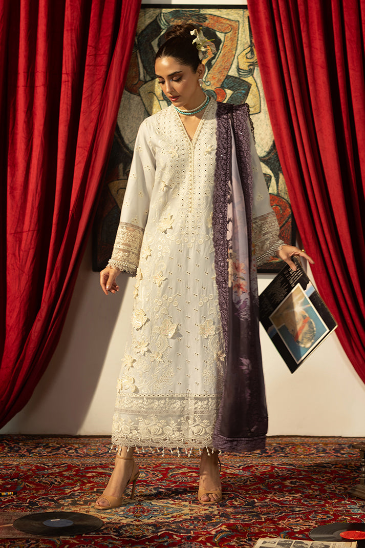 Imrozia Premium | Maya Luxury Lawn 26 | SL-153 Rameen by Imrozia Premium - Designer Dress  - Type : Ladies Clothes - Available at Libayah - 100% Original 