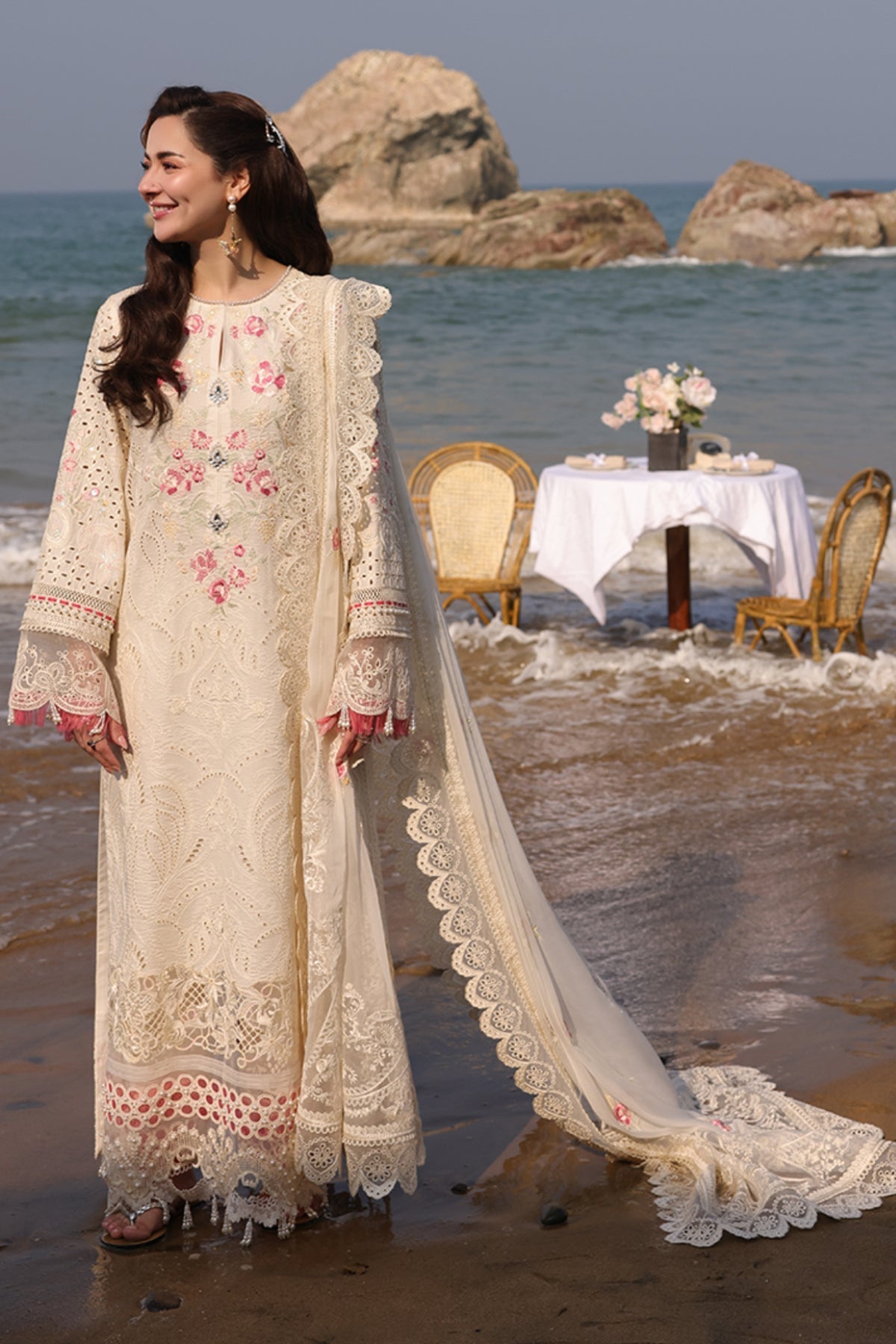 Imrozia Premium | Hania Luxury Lawn 25 | SL 76 Irha by Imrozia Premium - Designer Dress - Type: Ladies Clothes - Available at Libayah - 100% Original