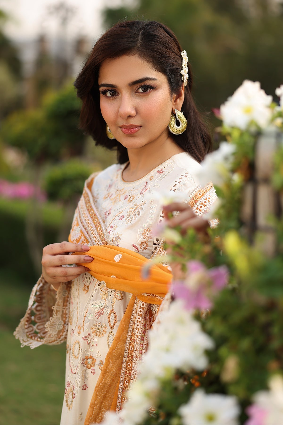 Imrozia Premium | Hayam Luxury Lawn 25 | SL 91 LULU by Imrozia Premium - Designer Dress - Type: Ladies Clothes - Available at Libayah - 100% Original