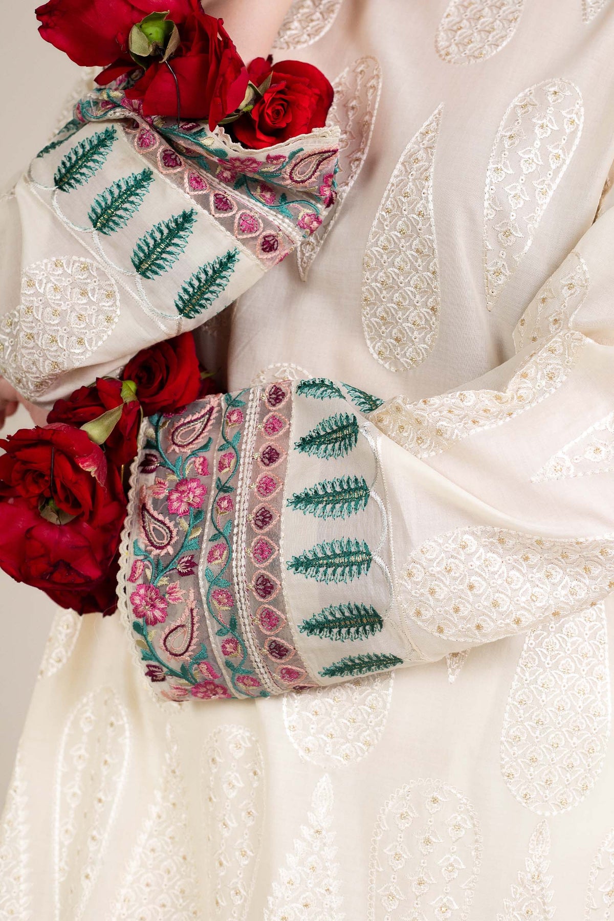 Zara Shahjahan | Stitched Lawn 24 | SL-AINA-8A by Zara Shahjahan - Designer Dress - Type: Ladies Clothes - Available at Libayah - 100% Original