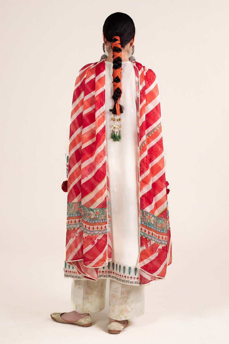 Zara Shahjahan | Stitched Lawn 24 | SL-AINA-8A by Zara Shahjahan - Designer Dress - Type: Ladies Clothes - Available at Libayah - 100% Original