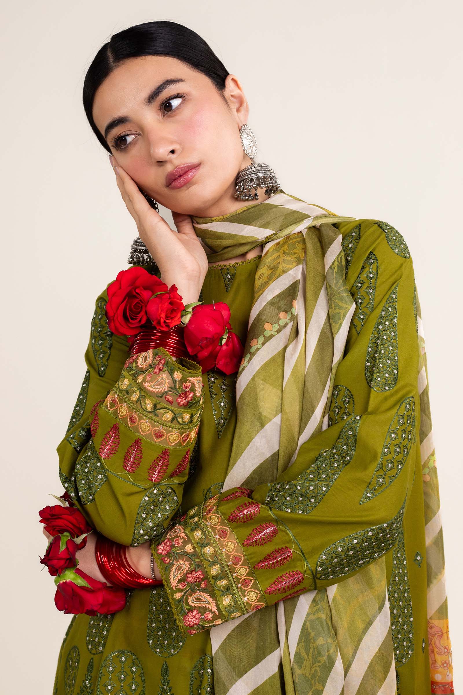 Zara Shahjahan | Stitched Lawn 24 | SL-AINA-8B by Zara Shahjahan - Designer Dress - Type: Ladies Clothes - Available at Libayah - 100% Original