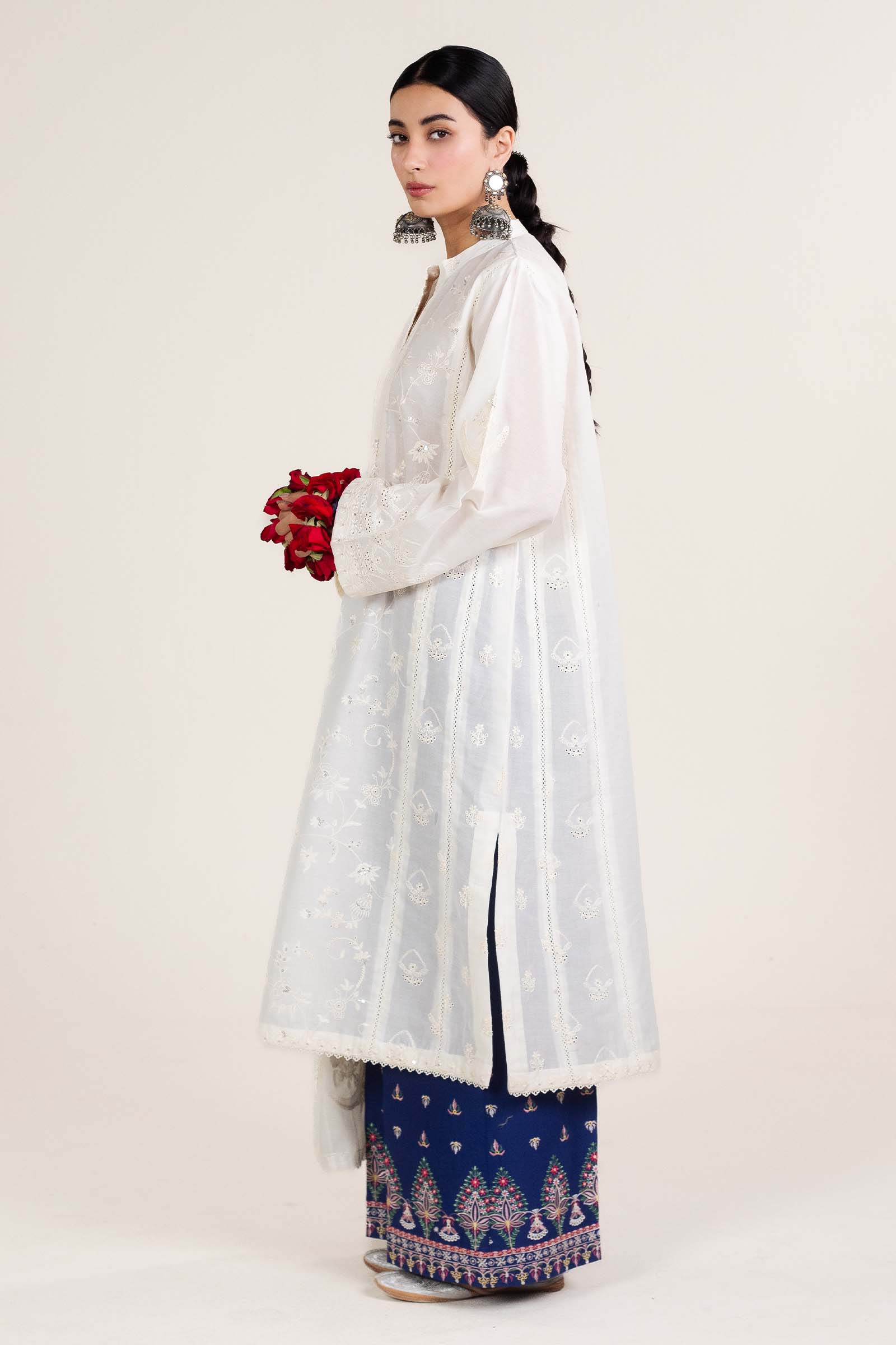 Zara Shahjahan | Stitched Lawn 24 | SL-DEENA-12B by Zara Shahjahan - Designer Dress - Type: Ladies Clothes - Available at Libayah - 100% Original