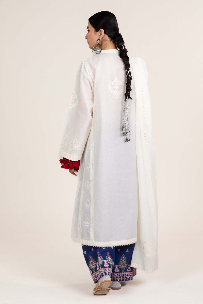 Zara Shahjahan | Stitched Lawn 24 | SL-DEENA-12B by Zara Shahjahan - Designer Dress - Type: Ladies Clothes - Available at Libayah - 100% Original