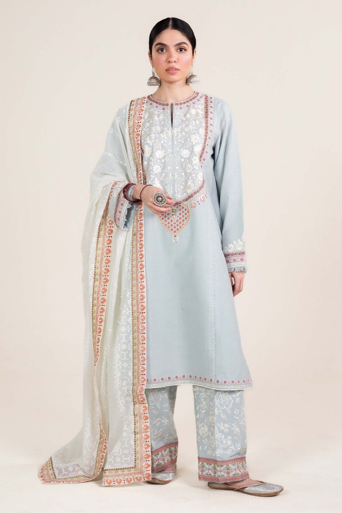 Zara Shahjahan | Stitched Lawn 24 | SL-DILARA-15B by Zara Shahjahan - Designer Dress - Type: Ladies Clothes - Available at Libayah - 100% Original