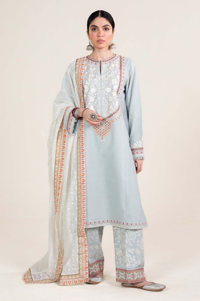 Zara Shahjahan | Stitched Lawn 24 | SL-DILARA-15B by Zara Shahjahan - Designer Dress - Type: Ladies Clothes - Available at Libayah - 100% Original