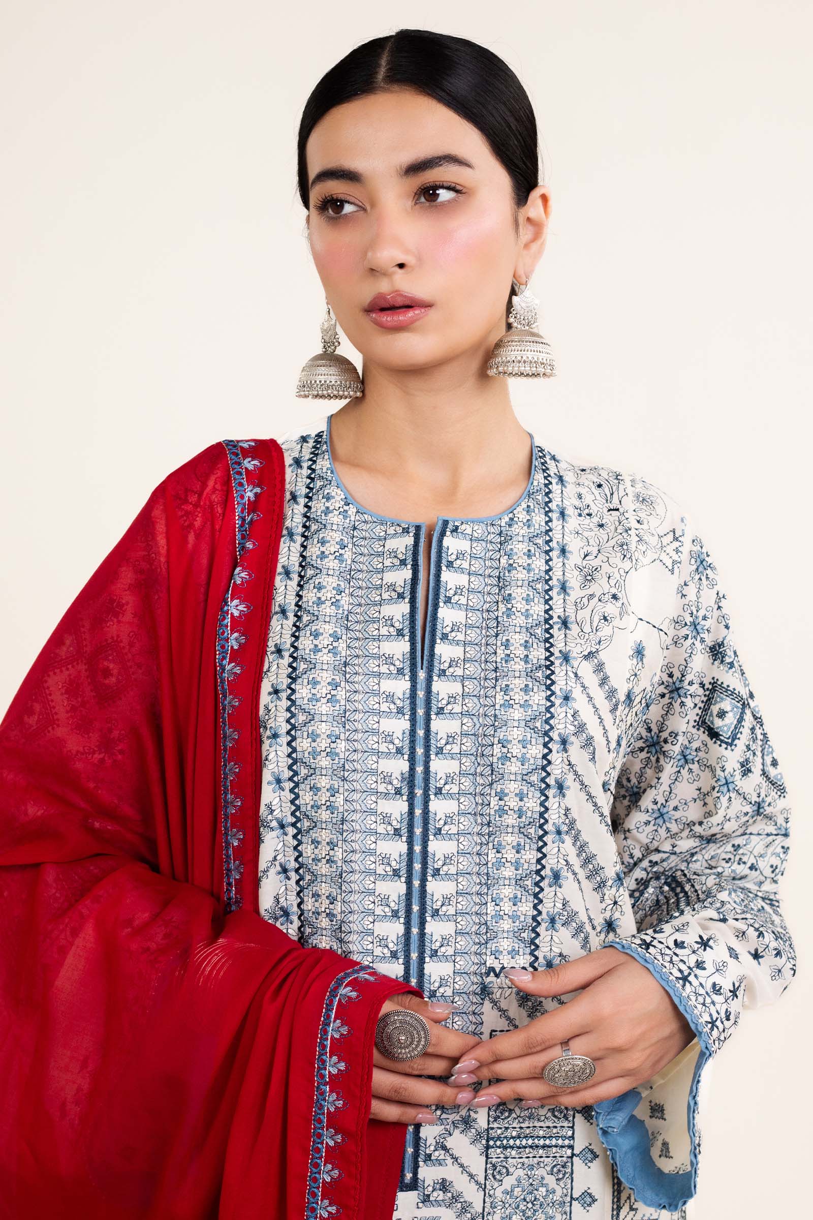 Zara Shahjahan | Stitched Lawn 24 | SL-DIYA-2A by Zara Shahjahan - Designer Dress - Type: Ladies Clothes - Available at Libayah - 100% Original