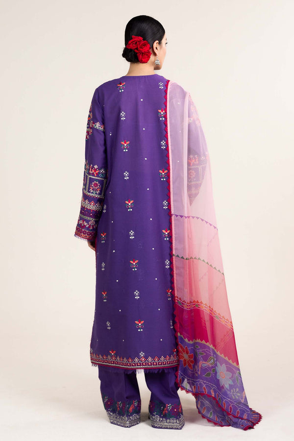 Zara Shahjahan | Stitched Lawn 24 | SL-LAMIA-7B by Zara Shahjahan - Designer Dress - Type: Ladies Clothes - Available at Libayah - 100% Original