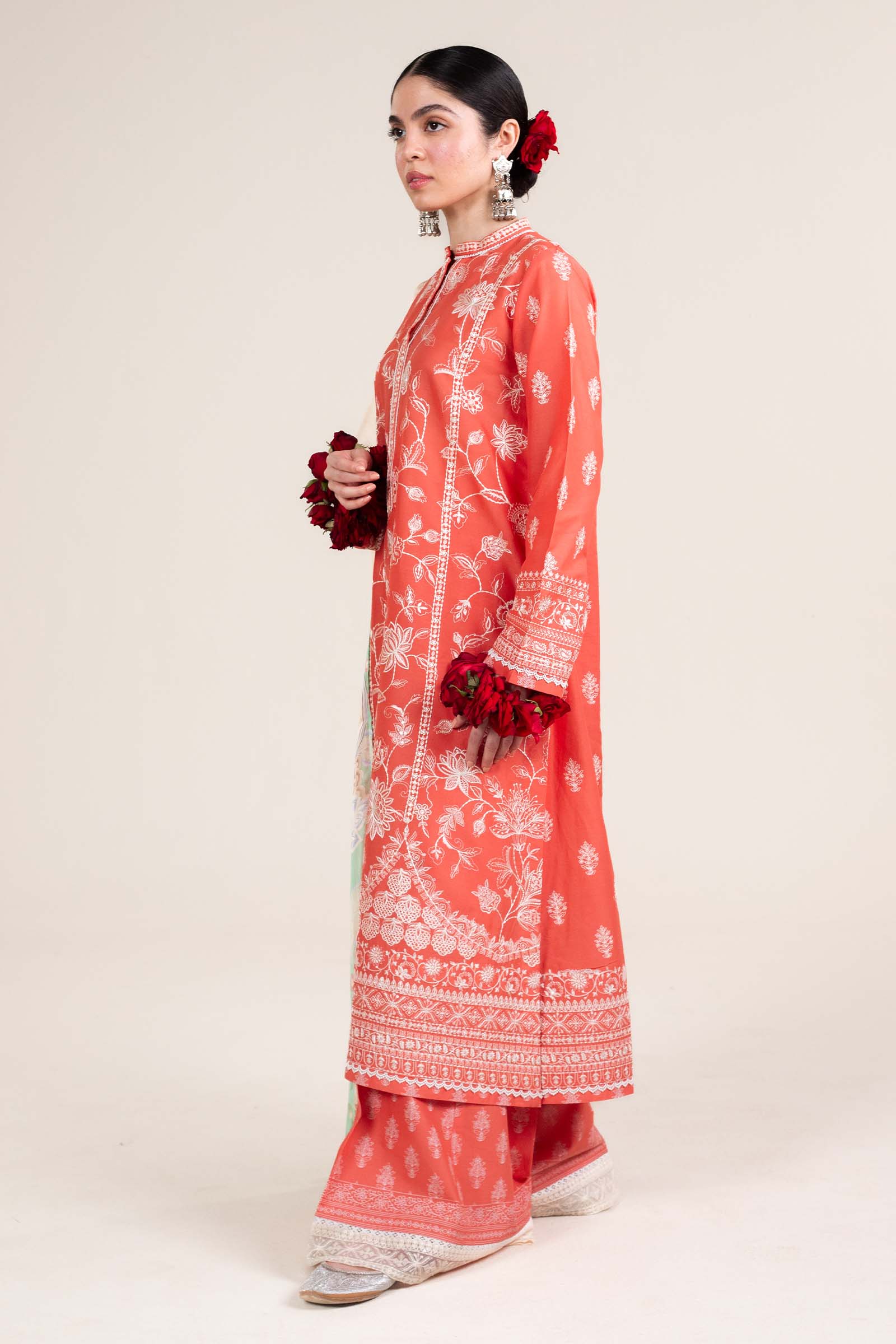 Zara Shahjahan | Stitched Lawn 24 | SL-MAHI-1A by Zara Shahjahan - Designer Dress - Type: Ladies Clothes - Available at Libayah - 100% Original