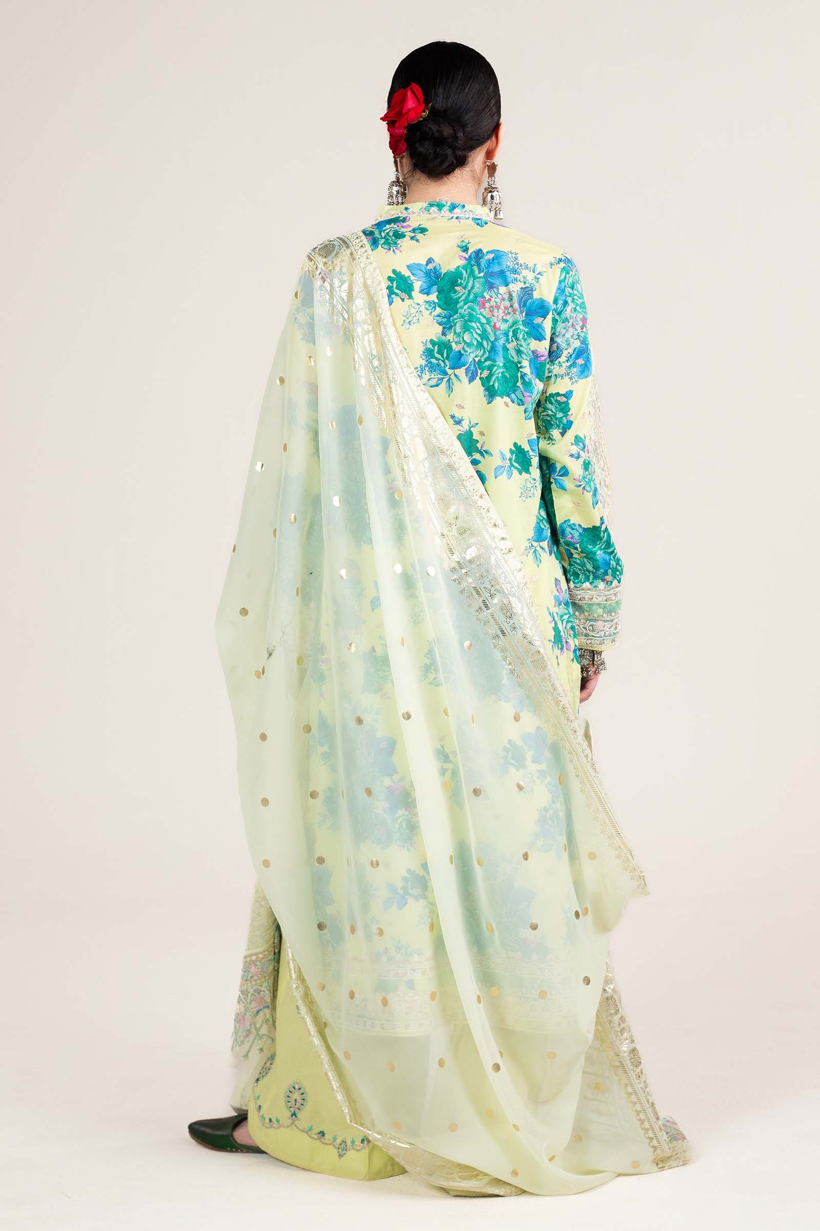 Zara Shahjahan | Stitched Lawn 24 | SL-PHOOL KARI-13A by Zara Shahjahan - Designer Dress - Type: Ladies Clothes - Available at Libayah - 100% Original