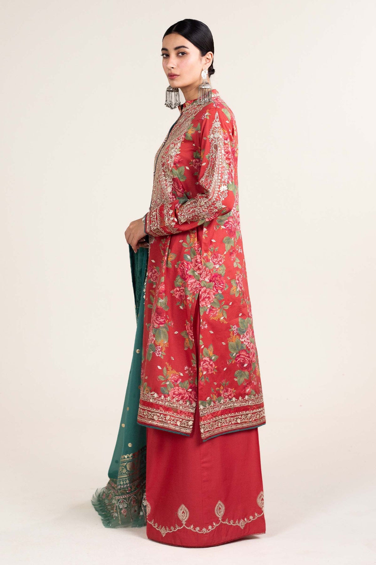 Zara Shahjahan | Stitched Lawn 24 | SL-PHOOL KARI-13B by Zara Shahjahan - Designer Dress - Type: Ladies Clothes - Available at Libayah - 100% Original