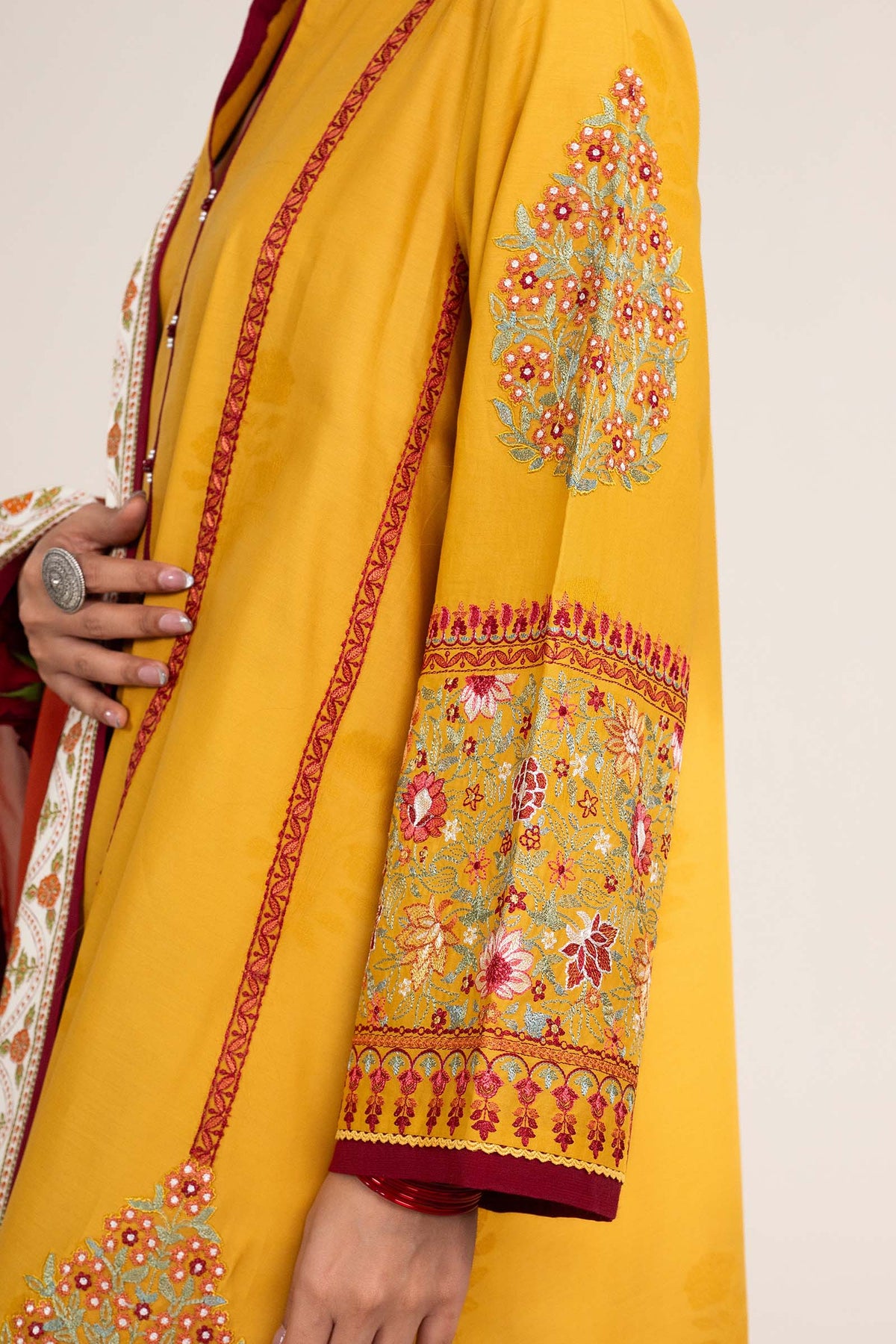 Zara Shahjahan | Stitched Lawn 24 | SL-SANDAL-10A by Zara Shahjahan - Designer Dress - Type: Ladies Clothes - Available at Libayah - 100% Original