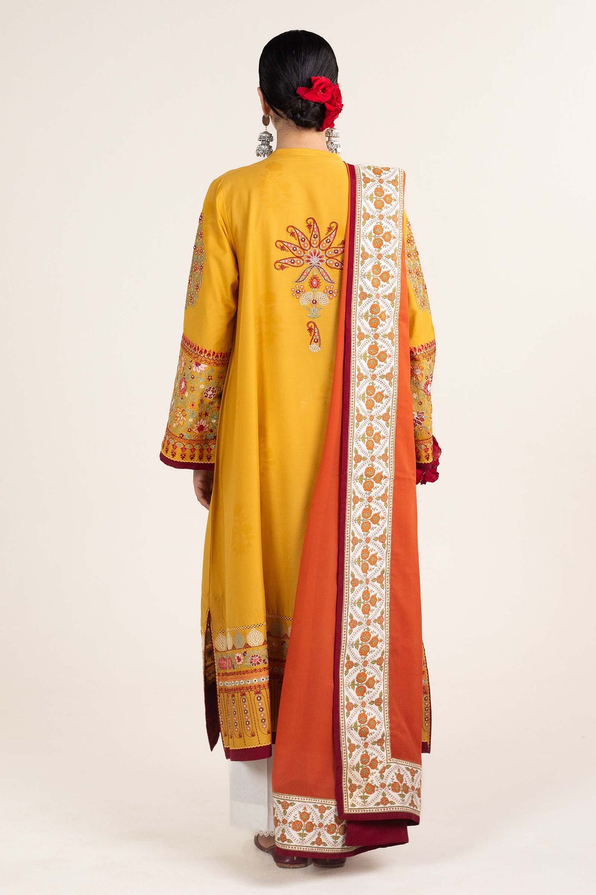 Zara Shahjahan | Stitched Lawn 24 | SL-SANDAL-10A by Zara Shahjahan - Designer Dress - Type: Ladies Clothes - Available at Libayah - 100% Original