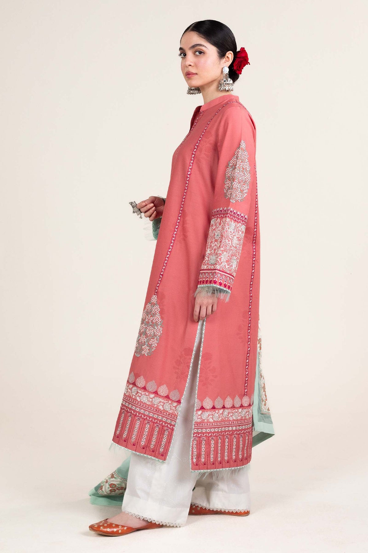 Zara Shahjahan | Stitched Lawn 24 | SL-SANDAL-10B by Zara Shahjahan - Designer Dress - Type: Ladies Clothes - Available at Libayah - 100% Original